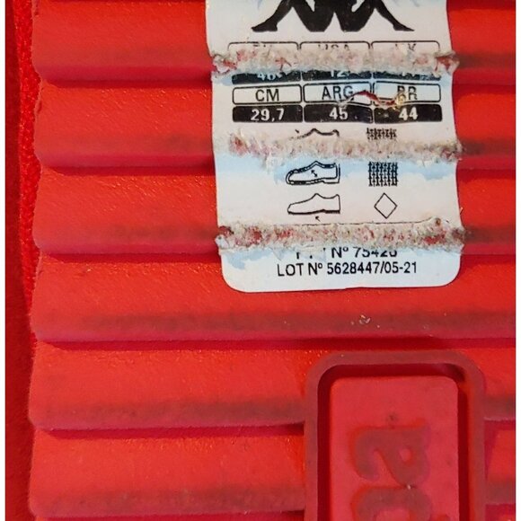 KAPPA Authentic Mule Red 3 Slip On Fraternity Mule Sandals Slipper Men’s Size 12 - Picture 12 of 12